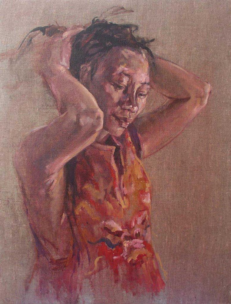 Noella Roos Apron Vietnam Painting for Sale