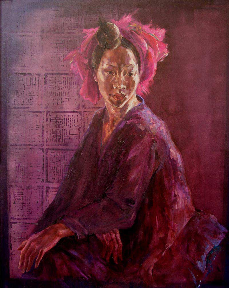 Vietnam Painting Queen Thuy by Noella Roos